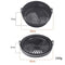 3D Round Air Fryer Silicone Liners - Food-Grade, Non-Stick, Reusable Basket Mats for Air Fryers, Ovens, and Microwaves 4 PCS Black