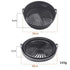 3D Round Air Fryer Silicone Liners - Food-Grade, Non-Stick, Reusable Basket Mats for Air Fryers, Ovens, and Microwaves 4 PCS Black
