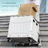 Nordic Grey Climbing Wheel Folding Cart - Compact and Durable for Outdoor Camping and Picnics