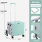 Nordic Green Climbing Wheel Folding Cart - Compact and Durable for Outdoor Camping and Picnics