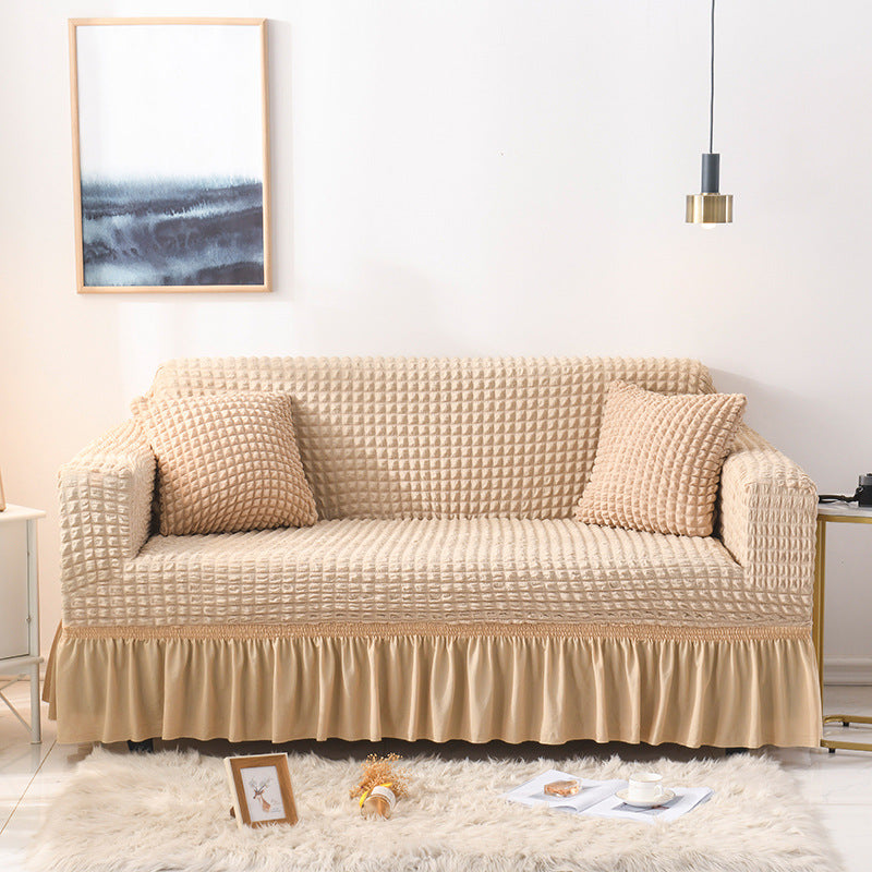 Elastic sofa cover-beige (90-140cm)