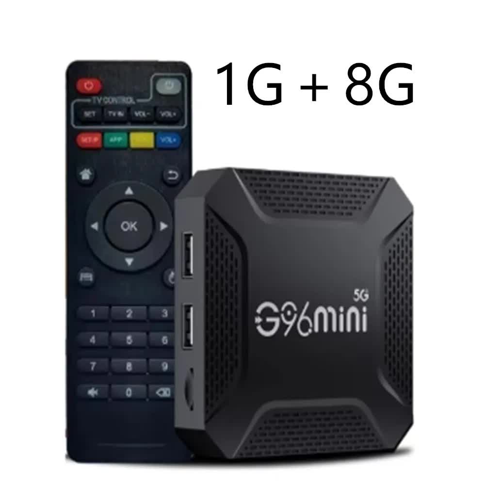 G96mini 5G Android TV Box - RK3228 Processor, 8K HD, Android 13.0, WiFi 5, Smart TV Box(1G+8G)