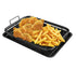 BBQ Square Non-Stick Stainless Steel Grill Basket - Silver Color, Small Size 30*22*5.5 cm, Ideal for Grilling Meat and Vegetables