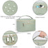 Black PU Leather Large Capacity Makeup Bag - Waterproof & Multifunctional Handbag for Women