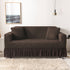 Elastic sofa cover coffee color  (145-185cm)