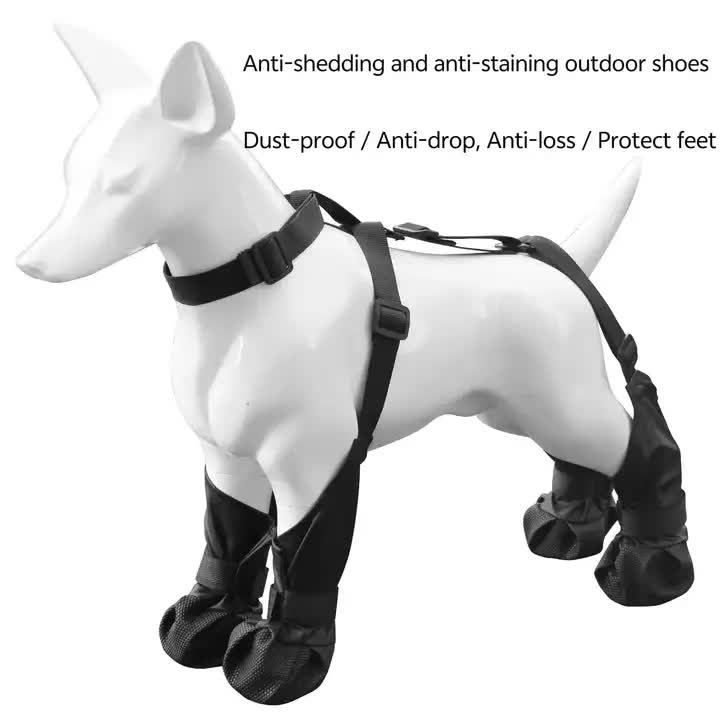 XS Waterproof Non-Slip Dog Shoes - All-Season Dog Boots for Protection, Anti-Slip Pet Footwear, Durable and Comfortable