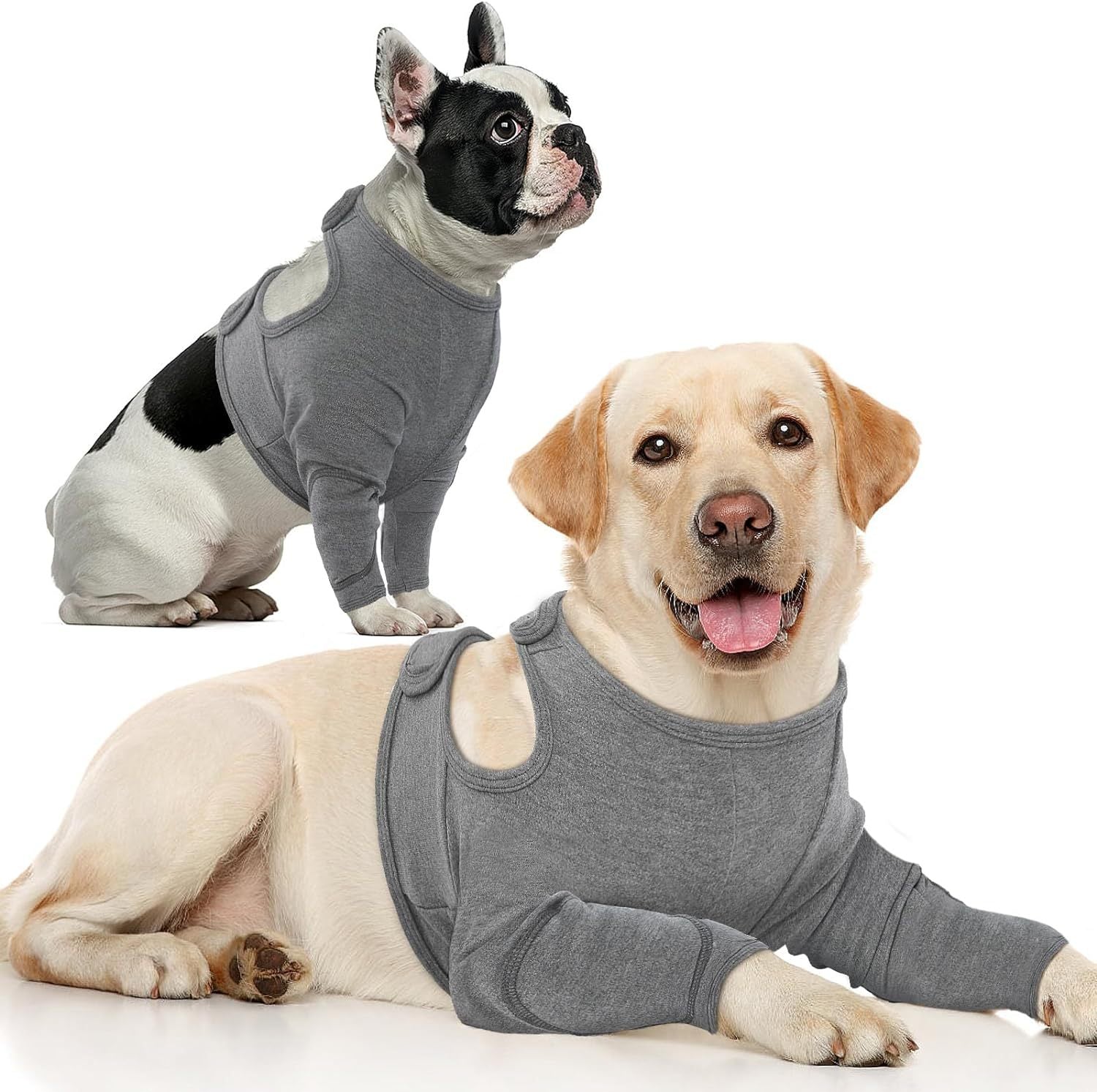 S Pet Front Leg Protective Sleeve  Elastic Dog Leg Guard for Post-Surgery Protection, Prevents Licking and Biting