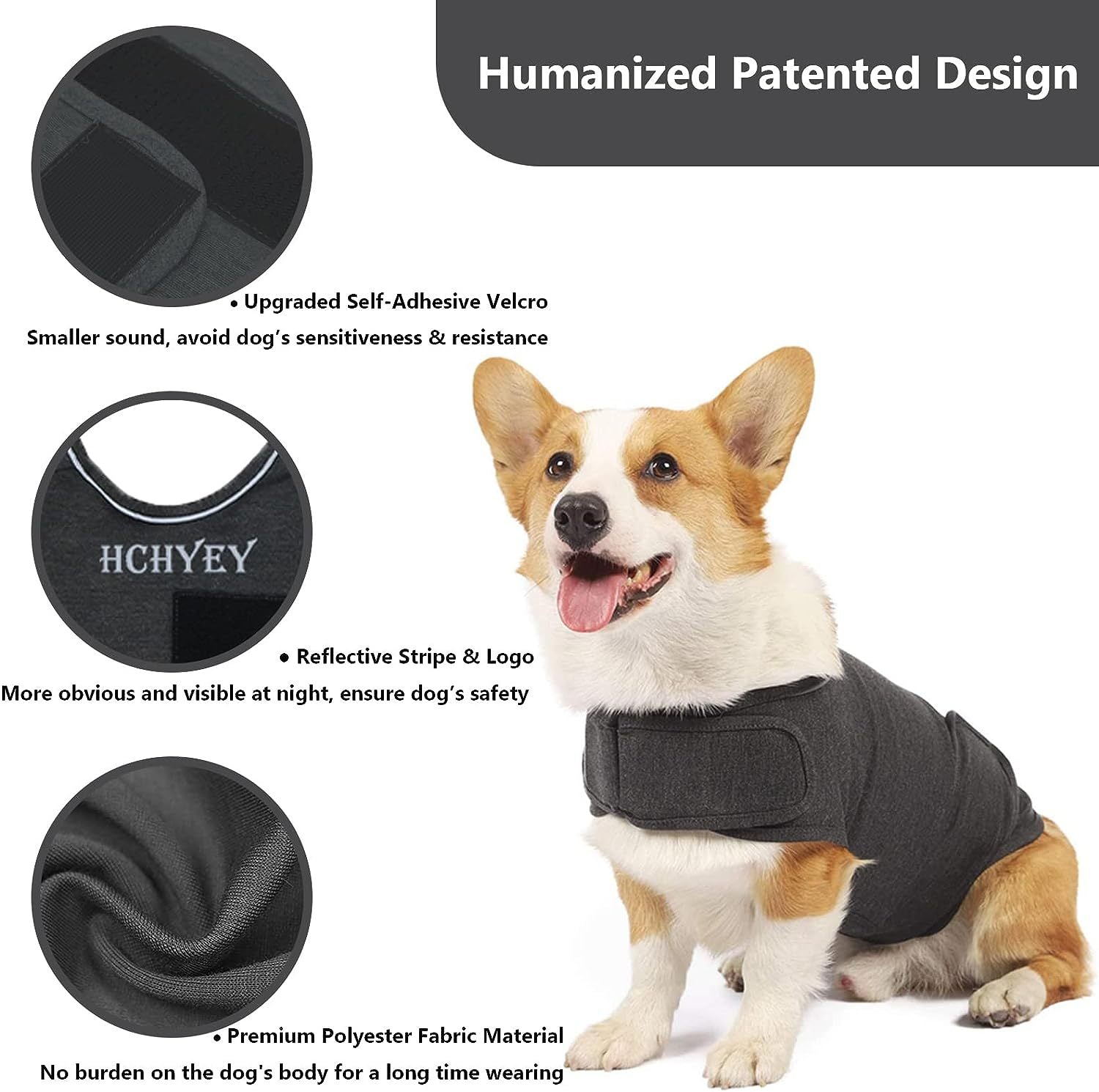 L Dog Vest Jacket - Warm, Soft, and Comfortable Dog Coat for Winter, Calming and Insulating Dog Apparel