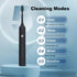 Pink Electric Sonic Toothbrush - Rechargeable Adult Model with Sonic Vibration Technology for Deep Clean and Oral Care