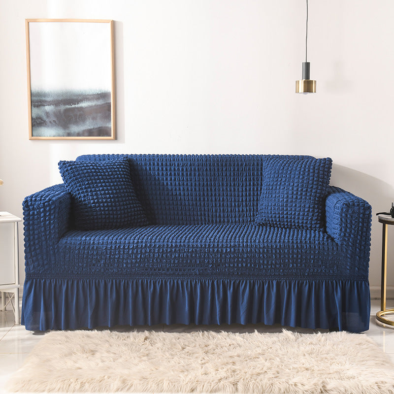 Elastic sofa cover blue (90-140cm)