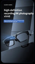 4K Smart Bluetooth Glasses with Camera, 128GB Storage, Multifunctional Video Recording and Live Streaming Glasses