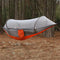 Red Outdoor Camping Hammock with Mosquito Net, Anti-Tip Nylon Fabric, Single/Double Person Quick-Setup Hammock