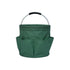 Green Portable Picnic Basket, Foldable Outdoor Beach Basket with Handle, Multi-Use Storage and Wash Bag