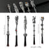 5-Piece Gothic Skeleton Jack Makeup Brush Set - Halloween Horror-Themed Metal Eyeshadow Brushes for Creative Festive Gifts