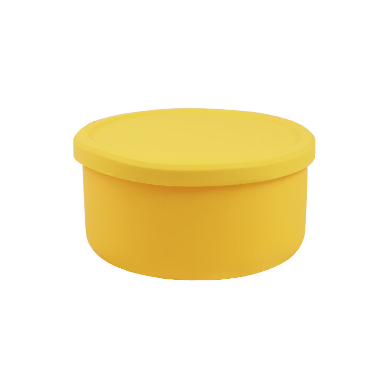 Yellow (1300ml) Dopamine-Style Food-Grade Lunch Box - Microwave Safe Fruit & Meal Storage Container