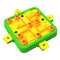 Green Interactive Slow Feeder Puzzle Toy for Dogs - Durable Pet Food Dispenser Bowl