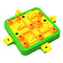 Green Interactive Slow Feeder Puzzle Toy for Dogs - Durable Pet Food Dispenser Bowl