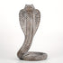 Grey Decorative Resin Cobra Statue - Unique Animal Figurine for Home Decor & Creative Gifts