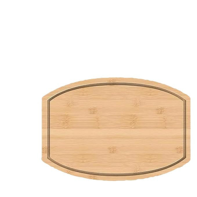 Corner Bamboo Cutting Board with Juice Groove  Space-Saving Kitchen Countertop Board