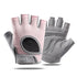 XL Pink Silicone Padded Workout Gloves - Non-Slip Weightlifting Gloves for Enhanced Grip and Palm Protection