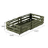 Green Foldable Industrial Storage Crates - Portable Outdoor Collapsible Storage Box for Home and Travel
