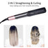 2-in-1 Hair Straightener and Curler â€“ Ceramic Ionic Hair Styling Tool for Smooth and Wavy Hair