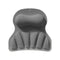 Grey Silicone Bath Pillow - Ergonomic Design with Suction Cups for Comfortable Bathtub Support