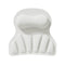 White Silicone Bath Pillow - Ergonomic Design with Suction Cups for Comfortable Bathtub Support