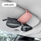 2pcs Pink Car Sun Visor Glasses Holder - Universal Sunglasses Clip for Secure Storage