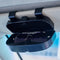 Black Car Sun Visor Glasses Case - Protective Storage Box for Sunglasses