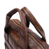 Brown Men's Genuine Leather Shoulder Bag - Vintage Business Briefcase