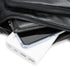 Black Men's Leather Sling Backpack - Casual Crossbody Chest Bag