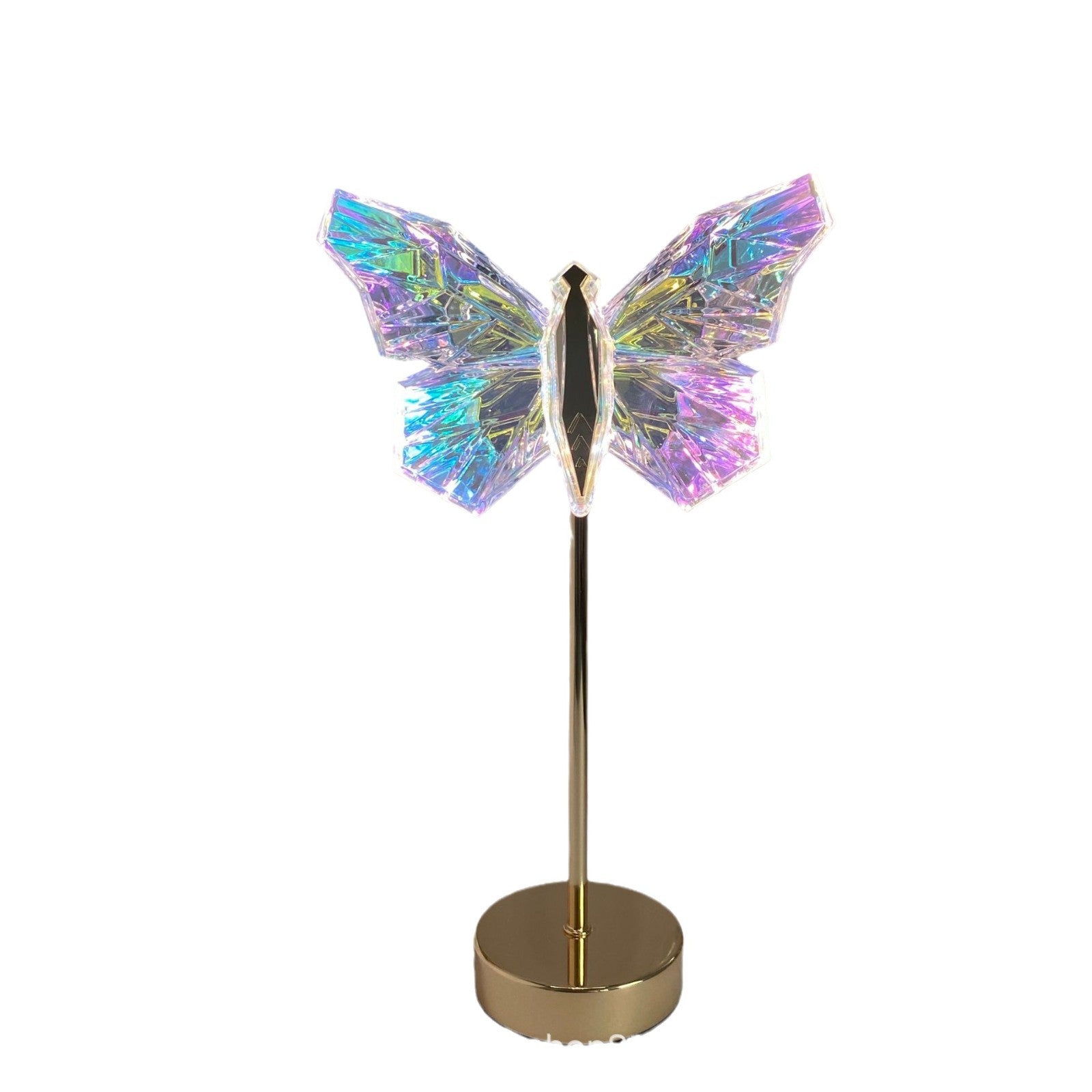 Muliticolor Butterfly LED Night Light - Creative Crystal Design for Ambient Lighting