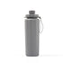 Grey 600ml Silicone Collapsible Water Bottle - Portable and Eco-Friendly Hydration Solution