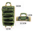 Green Portable Roll-Up Tool Organizer with Zippered Pockets