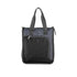 Black Portable Insulated Lunch Bag for Office, Picnic, and Grocery Use