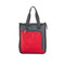 Red Portable Insulated Lunch Bag for Office, Picnic, and Grocery Use