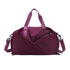 Dark Purple Stylish Gym Travel Bag with Shoe Compartment, Lightweight and Durable Design