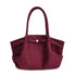 Purple-red Elegant PU Tote Bag - Soft and Stylish Handbag for Everyday Use