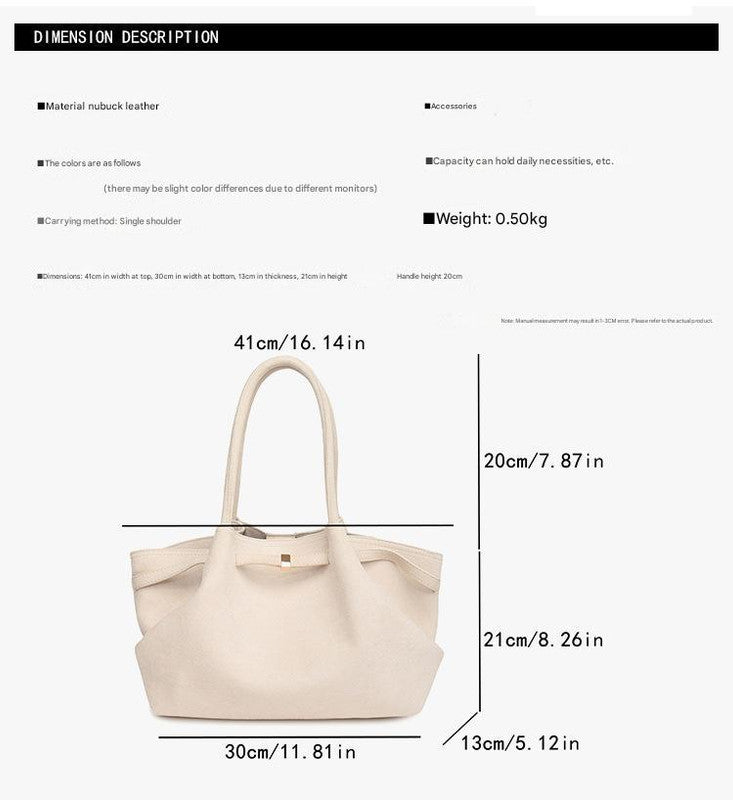 Purple-red Elegant PU Tote Bag - Soft and Stylish Handbag for Everyday Use