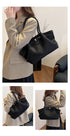 Beige Elegant PU Tote Bag - Soft and Stylish Handbag for Everyday Use