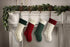 3 PCS White Knitted Christmas Gift Bag with Decorative Stocking & Color Block Cable Knit - Large Capacity Holiday Gift Bag