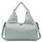 Light Green Oxford Fabric Women's Shoulder Bag, Large Capacity Yoga & Gym Bag with Separate Shoe Compartment - Stylish & Functional Sport Bag