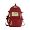 Red Stylish and Simple Backpack for High School and College Students  Trendy Womenâ€™s Casual Backpack for Travel and Daily Use