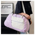 White Large Capacity Travel Backpack  Multi-Function Carry-On Bag for Clothes, Luggage Storage, and Business Trips