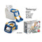 Blue Children's Toilet Trainer Seat - Foldable Potty Ladder with Color Box, Easy-to-Use Toilet Seat for Kids