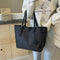 Black New Large Capacity Tote Bag  Simple, Versatile Handbag for Casual Outings, Lightweight and Stylish