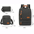 Red 3-Piece Backpack Set  Menâ€™s & Womenâ€™s Student Travel Backpack, Casual Backpack, Laptop Bag, Notebook Bag, Computer Bag