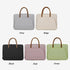 Grey Simple & Stylish Laptop Bag  Elegant Notebook Carrier for Students, Professionals, and Gift Purposes