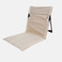 White Outdoor Folding Lawn Chair with Backrest - Lightweight, Portable Camping Chair, Beach & Park Recliner, Easy-to-Carry for Relaxing Outdoors